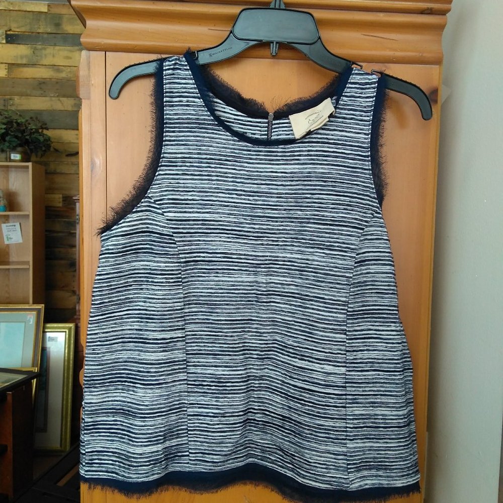 Anthropologie Vanessa Virginia indira striped tank top Medium